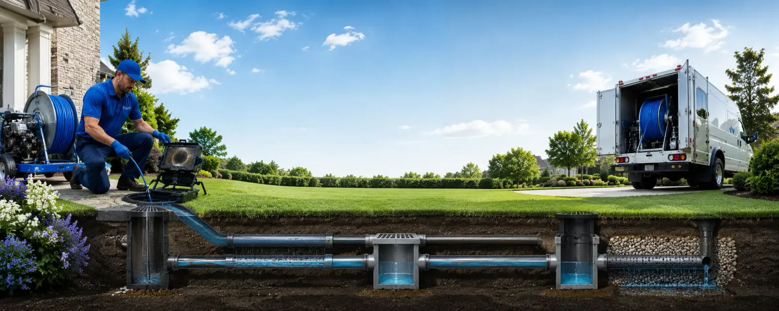 Outdoor drain cleaning information for Esmond, IL